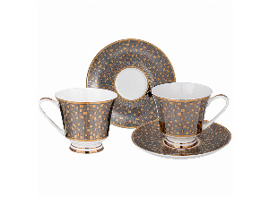 Чайный набор lefard мерцание hа 2 пер. 4 пр. 270 мл (кор=10наб.)