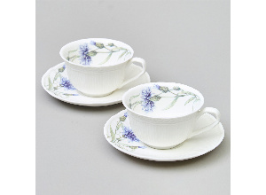 Чайный набор lefard васильки на 2 пер. 4 пр. 250 мл