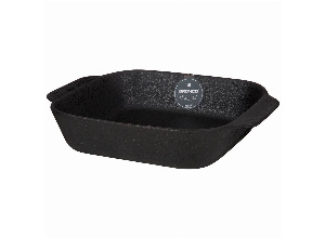Блюдо прямоугольное с ручками bronco midnight 25,5*21,5*5 см (кор=12шт.)