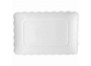 Блюдо прямоугольное lefard lace 30,5 см (кор=32шт./мал.уп.=2шт.)