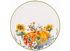 Тарелка обеденная agness урожай 26*3 см (кор=16шт.)