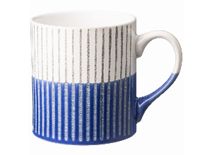 Кружка бело-синяя 530 мл (кор=36шт)