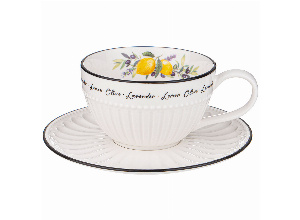 Чайная пара lefard kitchen passions 250 мл 15,5*6,7 см (кор=24наб.)