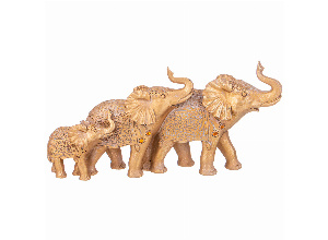 Фигурка декоративная три слона 29,5*9*15 см