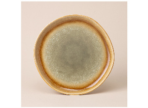 Тарелка закусочная 20,8 см, цвет: зеленый мал.уп.=6шт