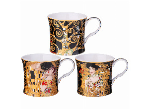 Набор кружек lefard art collection (г. климт) 3 шт. 280 мл (кор=18наб.)