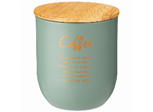 Емкость для сыпучих продуктов agness glam кофе 9x6x10 см