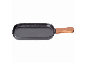 Блюдо сервировочное lefard native 12,5*19,5/29 см с дерев. ручкой (кор=24шт.)