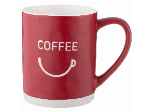 Кружка coffee 520 мл красная