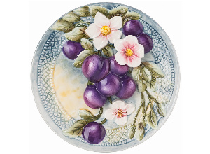Тарелка декоративная lefard сливы 20*3,5 см (кор=24шт.)