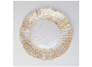 Тарелка закусочная bohemia gold 21 см мал уп.-4шт мин.партия