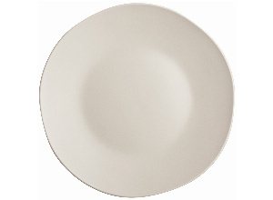 Тарелка закусочная bronco shadow 20,5 см бежевая (мал.уп.=4шт./кор=32шт.)