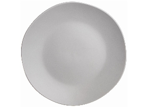 Тарелка обеденная bronco shadow 26,5 см светло-серая (мал.уп.=4шт./кор=24шт.)
