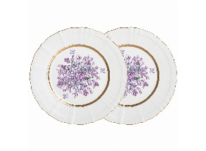 Набор тарелок закусочных lefard lilac 2 шт. 20,5 см (кор=24наб.)