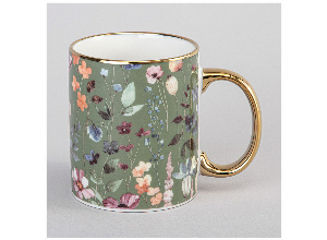Кружка lefard 340мл хакки цветы мал уп=12шт
