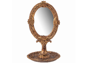 Зеркало настольное коллекция рококо, 15*15*26cm