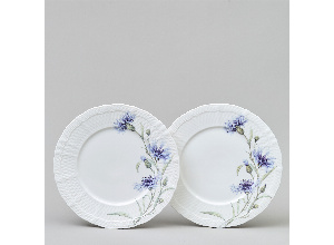 Набор тарелок закусочных lefard васильки 2 шт. 20,5 см