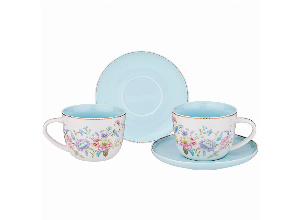 Чайный набор lefard blossom на 2 пер. 4 пр. 250 мл (кор=16наб)