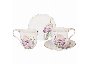 Набор чайный lefard irises на 2 пер. 4 пр. 275 мл (кор.=24наб,)