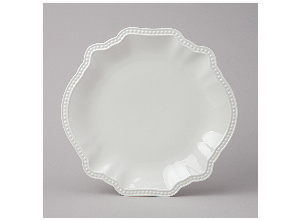 Тарелка обеденная lefard ribbon 26,5*25,5*2,5 см (кор=12шт.)