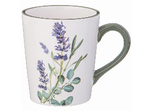 Кружка agness лаванда 13*9,5*10,5 см 400 мл (кор=36шт.)