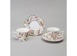 Чайный набор lefard blossom на 2 пер. 4 пр. 250 мл