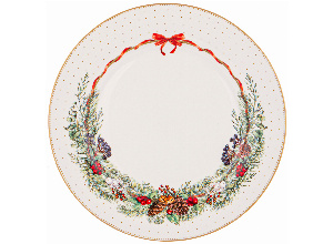 Тарелка обеденная lefard celebration 27 см (кор=18шт.)