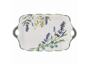 Блюдо agness лаванда 23,5*14*2,5 см (кор=36шт.)