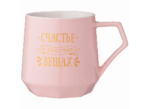 Кружка lefard coffemania 310мл, пудровая