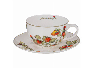 Чайная пара lefard strawberry 300 мл (кор=24наб.)