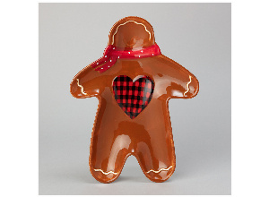 Тарелка закусочная agness “пряничный домик 26*19,5*3,4 см (кор=24шт.)