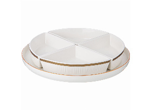 Менажница lefard herbal 4 секции на подставке (кор=10шт.)