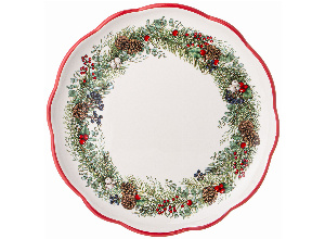 Тарелка обеденная agness “celebration 24,5*2,5 см (кор=16шт.)