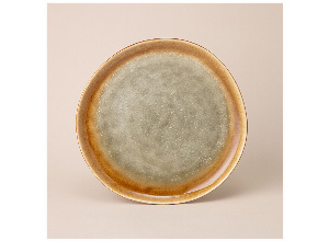 Тарелка обеденная 24 см, цвет: зеленый мал.уп.=6шт