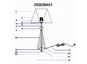 Уют 1*60W Е27 220 V наст. лампа