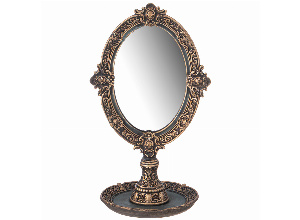 Зеркало настольное коллекция рококо, 15,5*12,7*17cm