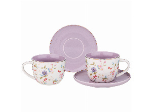 Чайный набор lefard blossom на 2 пер. 4 пр. 250 мл (кор=16наб)