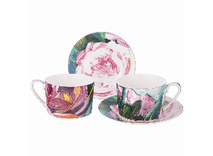 Чайный набор lefard sentiment на 2 пер. 4 пр. 250 мл (кор=12наб.)