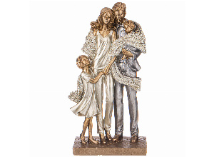 Статуэтка семья 14*9,5*25,5 см. серия фьюжн (кор=8шт.)