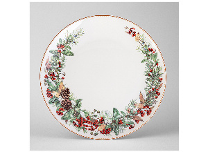 Тарелка обеденная lefard морозко 27 см (кор=18шт.)