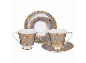 Чайный набор lefard мерцание hа 2 пер. 4 пр. (кор=10наб.)