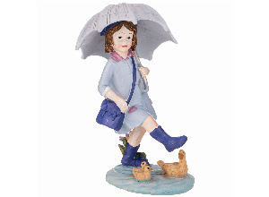 Статуэтка лавандовая весна 10х8х15 см