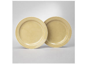 Набор тарелок обеденных lefard tint 24 см (желтый) 2 шт.