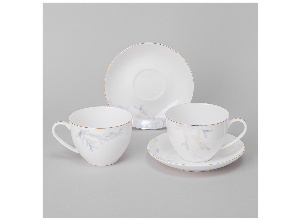 Чайный набор lefard inspiration лаванда на 2 пер. 4 пр. 260 мл (кор=12наб.)