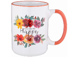 Кружка lefard happy 430мл