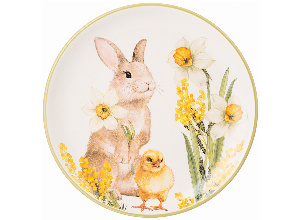 Тарелка закусочная agness sunday 21*2,5 см (кор=24шт.)