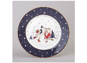 Тарелка обеденная lefard family christmas 25 см (кор=24шт.)