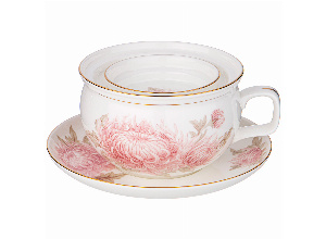 Чайный набор lefard астра на 1 пер. 4 пр. 450 мл (кор=24наб.)