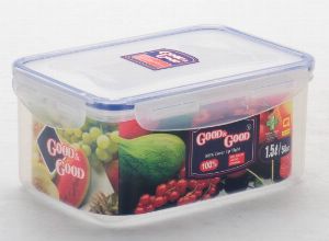 Пластиковый контейнер для продуктов с зажимом 1.5 л