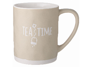 Кружка tea time 520 мл кремовая